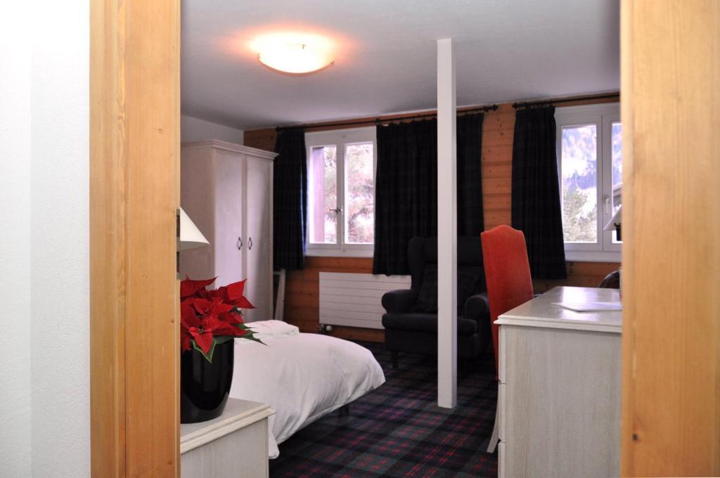 Hotel De La Paix Champéry Rom bilde